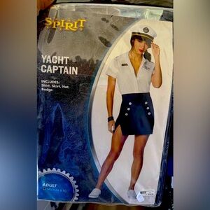 Spirit Yacht Captain Costume size medium. 8-10